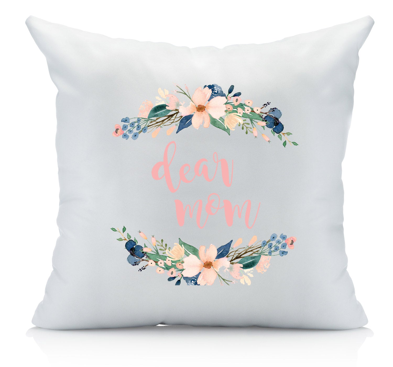 Oh, Susannah Dear Mom Multicolor 18x18 Inch Throw Pillow Cover