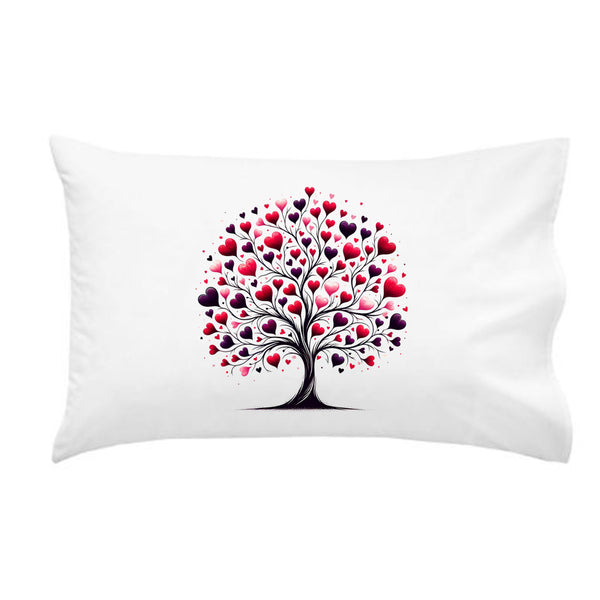 Whimsical Valentines Tree Pillow Cover - Perfect For Couples Gift, Valentines Day, Valentines Decor, Anniversaries Gifts
