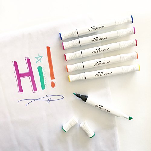 World Map Color Me Coloring Standard Size Pillowcase (1 Pillow Cover 20 by 30 Inches) with Permanent Fabric Markers INCLUDED Doodle Pillowcase