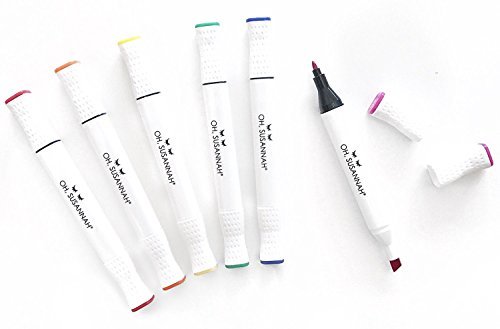 World Map Color Me Coloring Standard Size Pillowcase (1 Pillow Cover 20 by 30 Inches) with Permanent Fabric Markers INCLUDED Doodle Pillowcase