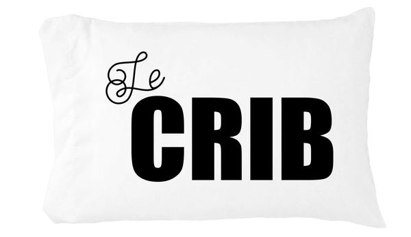 Le Crib MORE COLORS Cursive Toddler Pillowcase