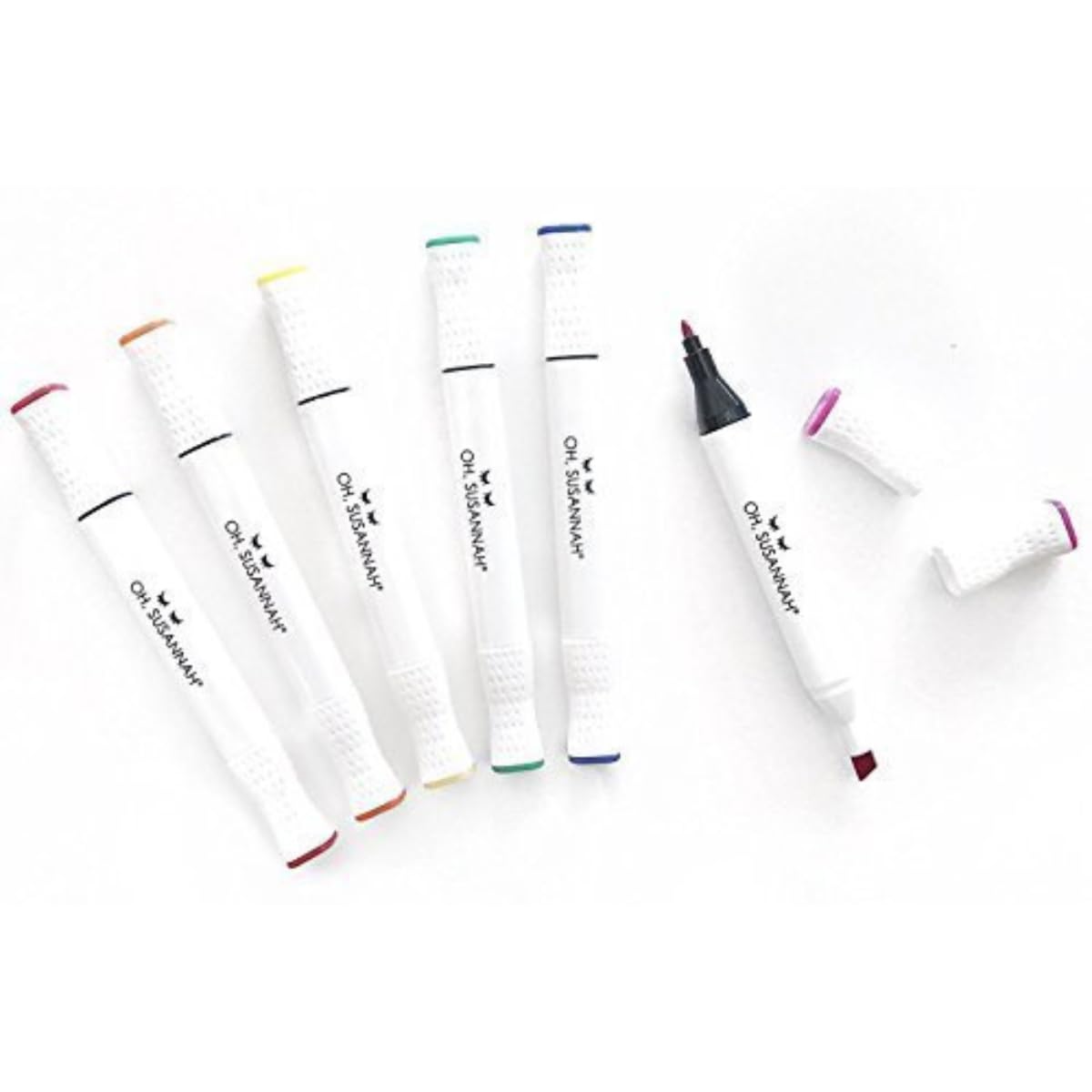 Permanent fabric markers included with the Reach for the Stars coloring pillowcase