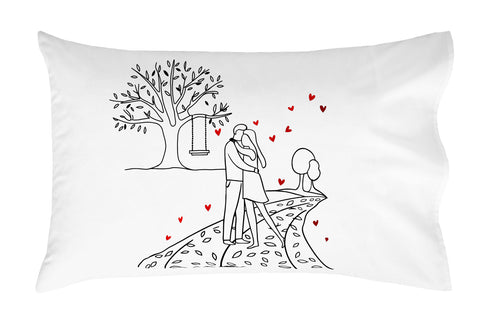 Couples Pillowcases for Room Decor, Suitable for Valentine's Day Gift