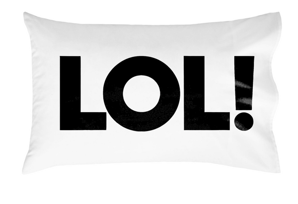 LOL Pillow Cover, Stylish Home Decor, Perfect Gift for Friends or Room Makeovers