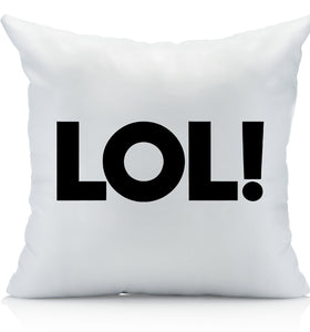LOL Pillow Cover, Stylish Home Decor, Perfect Gift for Friends or Room Makeovers