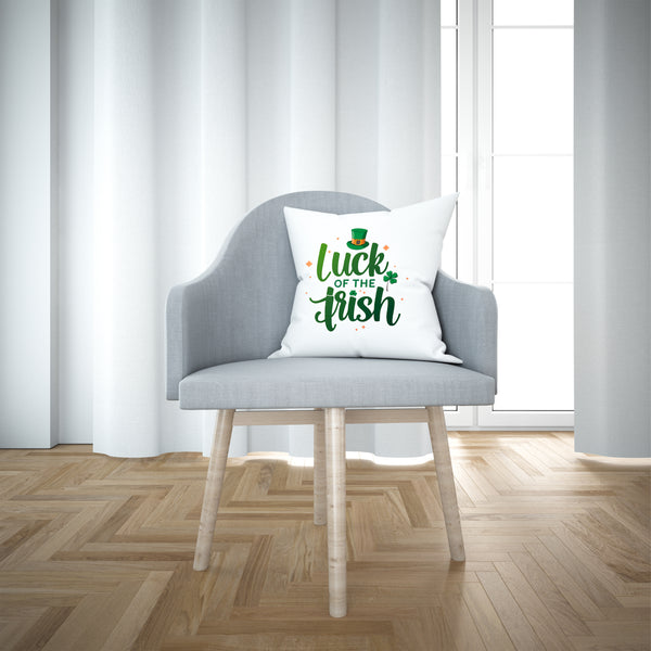 Luck of The Irish St Patrick's Day Throw Pillow Cover