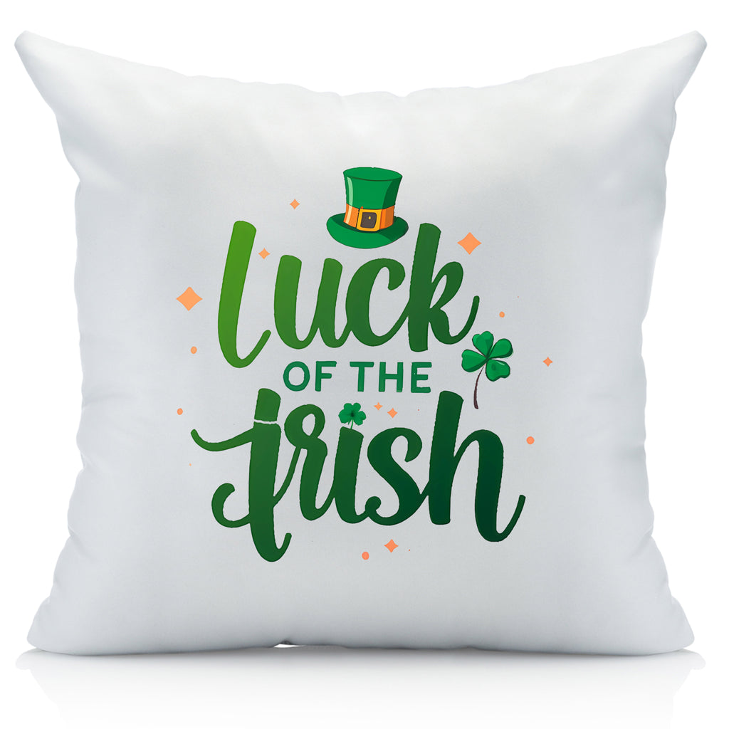 Luck of The Irish St Patrick's Day Throw Pillow Cover