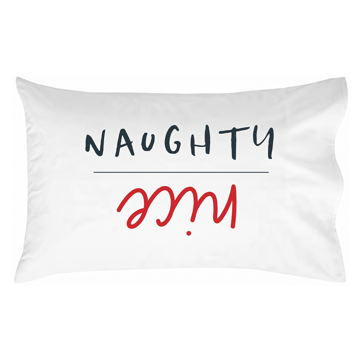 Naughty Or Nice Christmas Pillow Cover