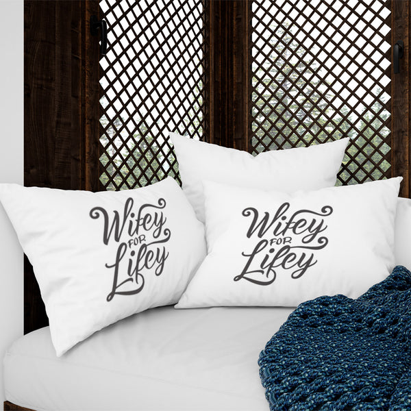 Wifey For Lifey Pillow Cover