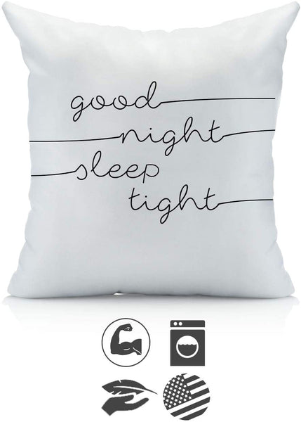 Good Night Sleep Tight Pillowcase in Multiple Sizes