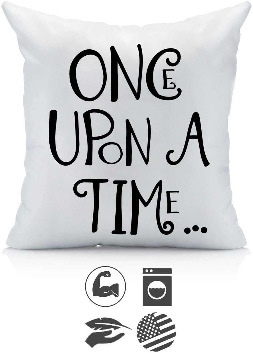 "Once  Upon A Time" Throw Pillow Cover