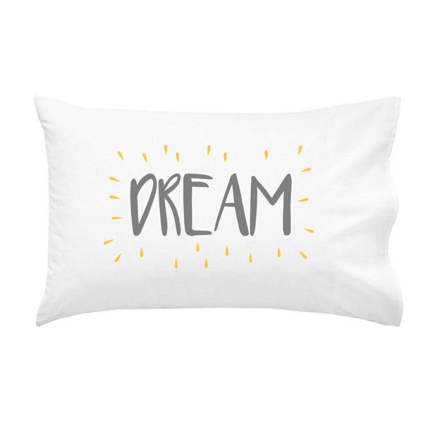 Dream Colorful Pillowcase (Multiple Sizes & Colors)