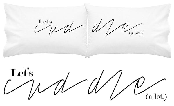 Let's Cuddle Couples Pillowcase Set