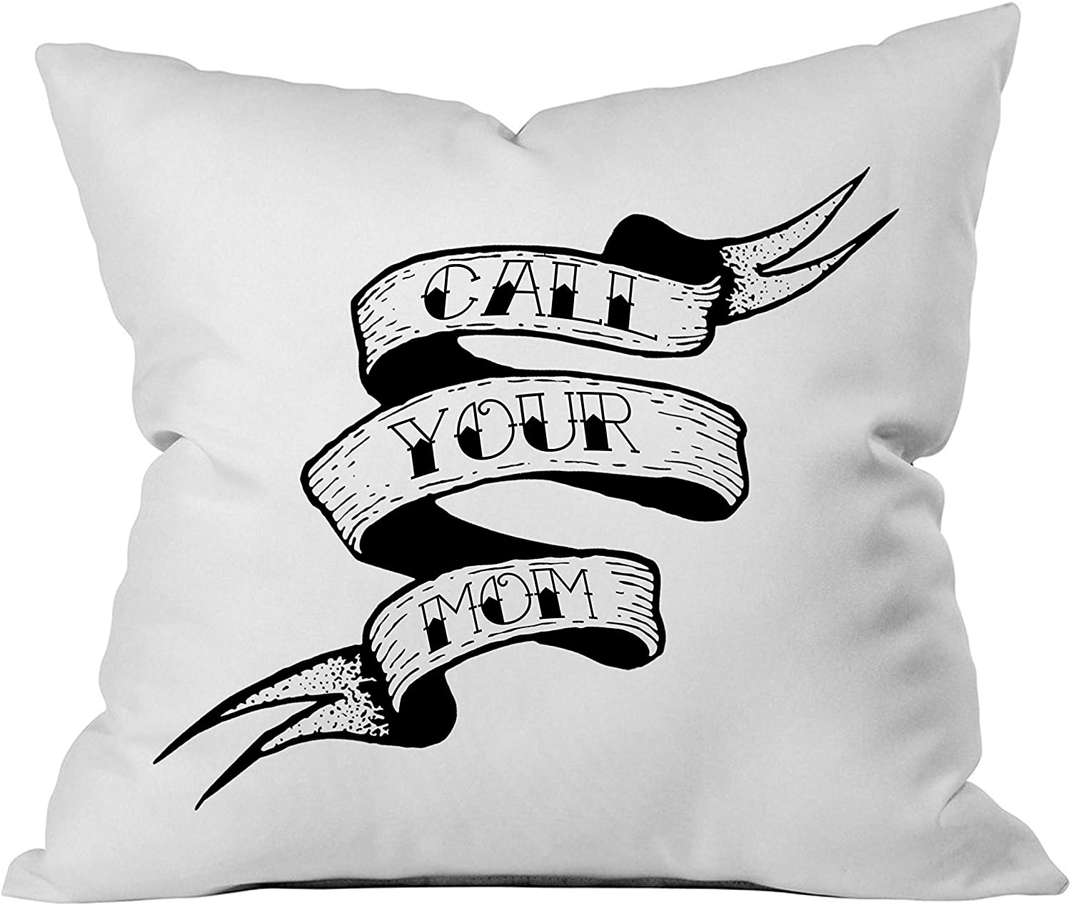 "Call Your Mom" Throw Pillow Cover