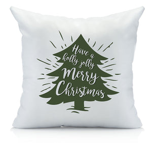 Holly Jolly Christmas Throw Pillow Cover Multicolor (1 18 by 18 Inches) Christmas Gifts
