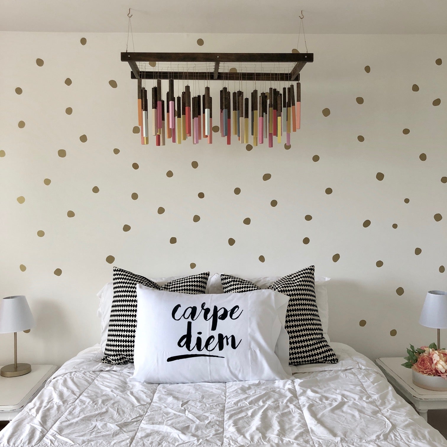 Carpe Diem Cursive Pillowcase 20x30"