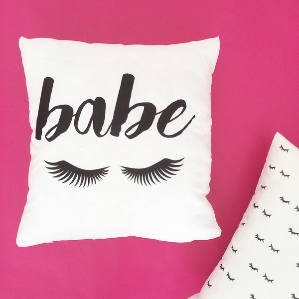Babe Fashionable 18x18 Inch Throw Pillow Cover