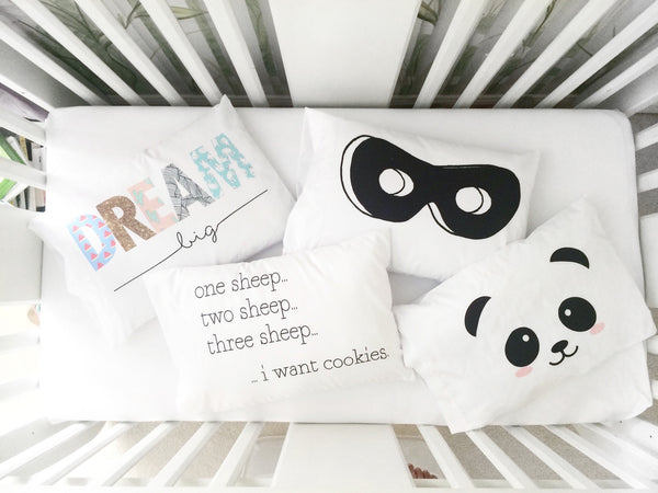 Oh, Susannah Panda Face Toddler Size Pillowcase