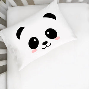 Oh, Susannah Panda Face Toddler Size Pillowcase