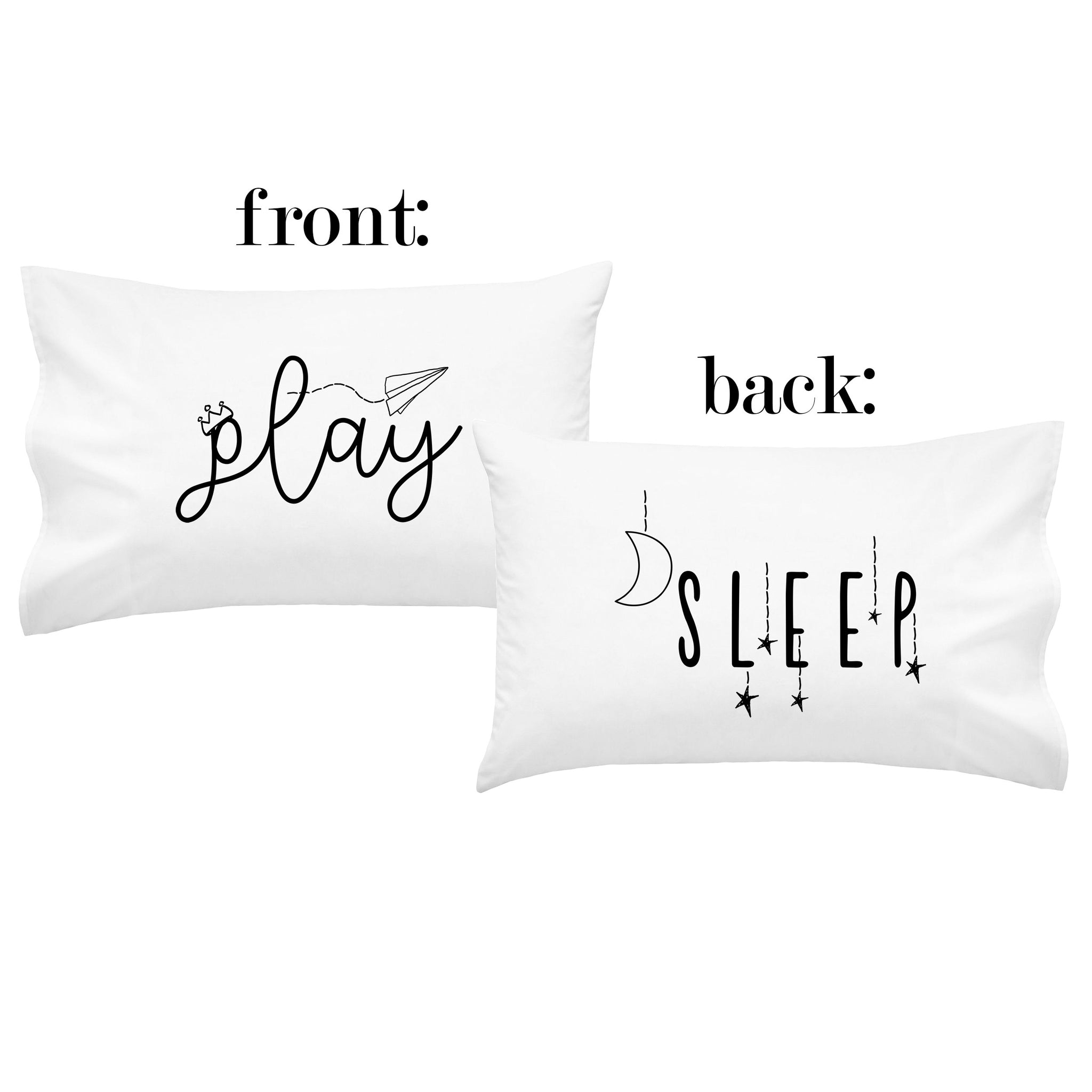 Play Sleep Double-Sided Kids Pillowcase - (1 20x30 Inch Pillowcase)