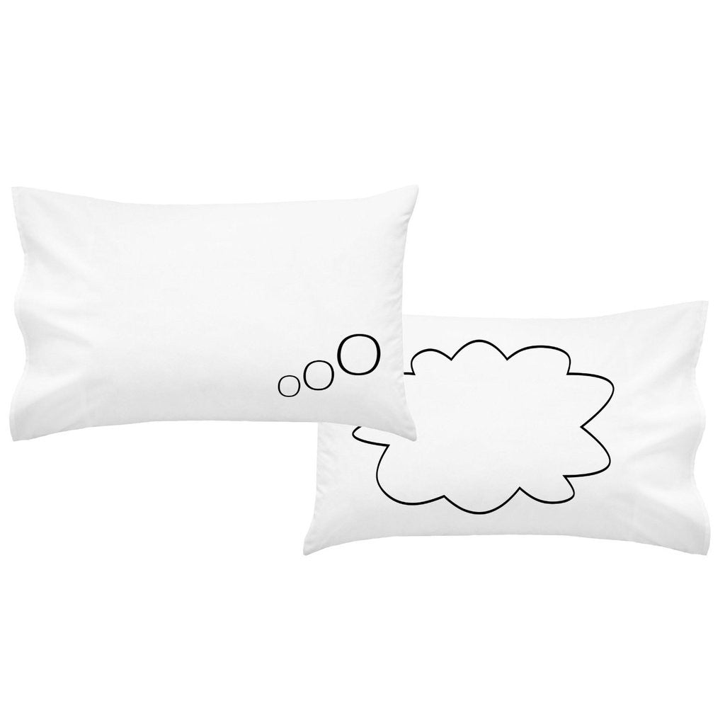 Thought Bubble Couples Pillowcases