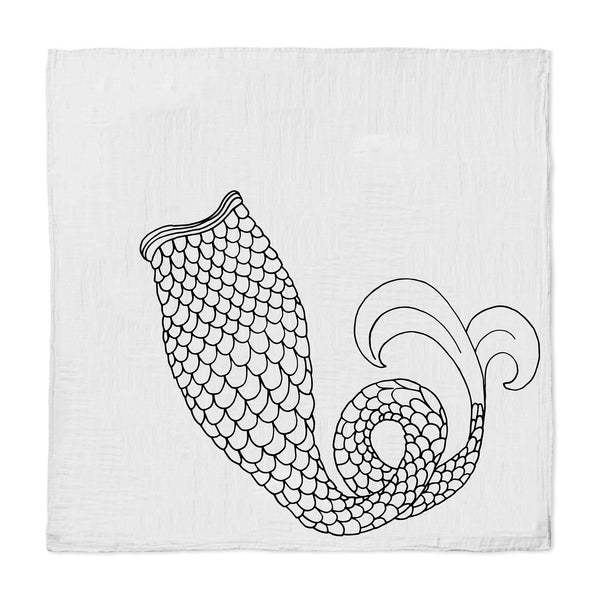 Mermaid Tail Swaddle Blanket