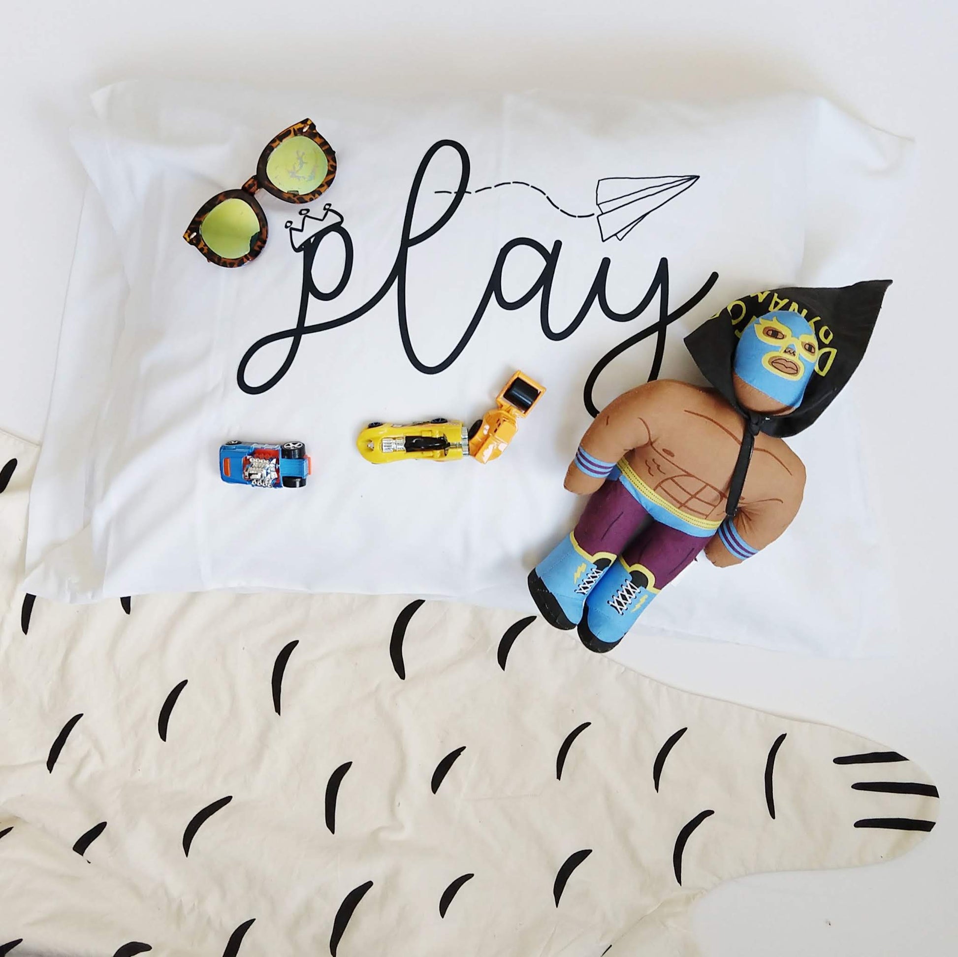 Play Sleep Double-Sided Kids Pillowcase - (1 20x30 Inch Pillowcase)